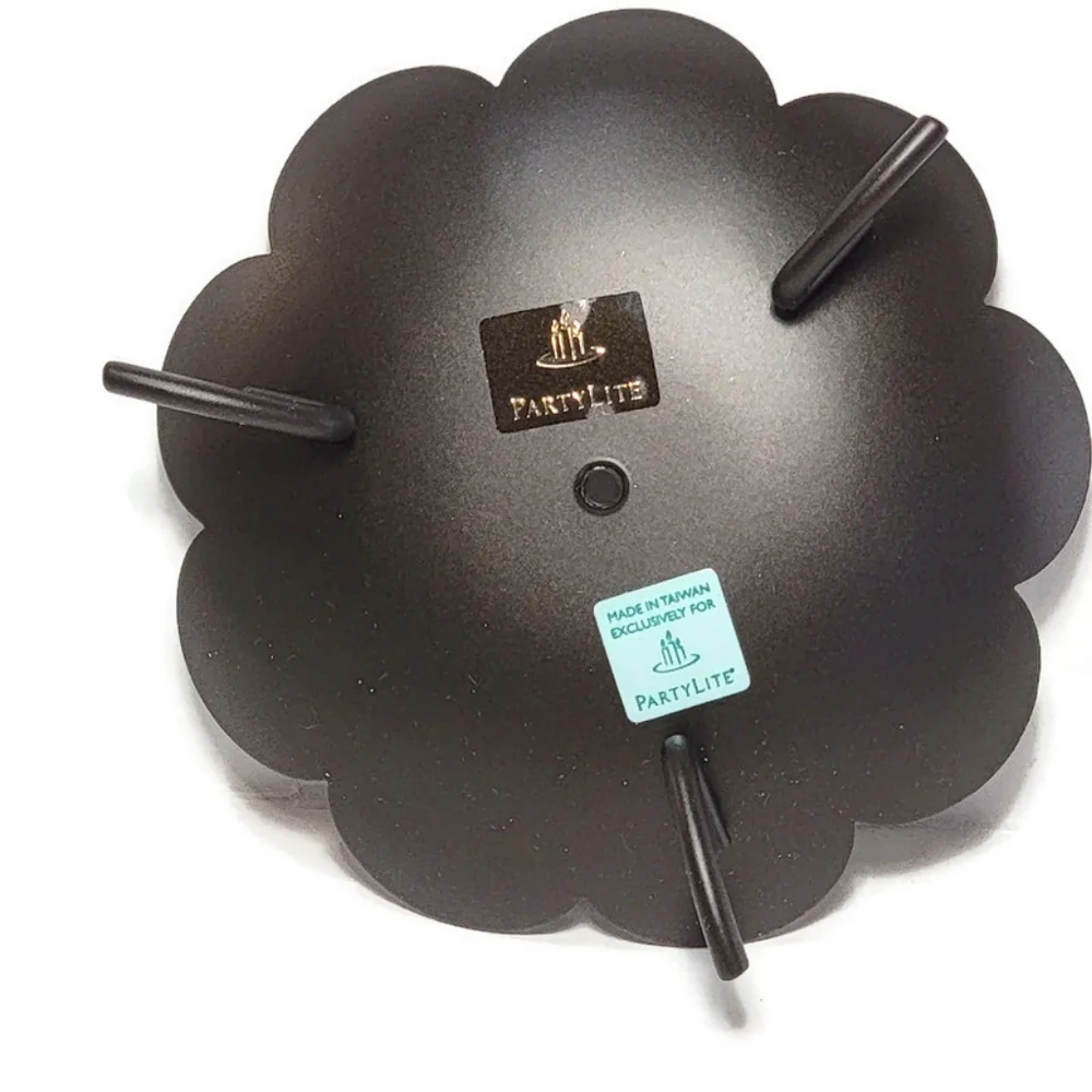 PartyLite Creative Capers Candle Holder Black New in Box P9759 - Picture 7 of 8